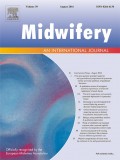 Midwifery Volume 39 August 2016