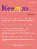 Jurnal Kesehatan Masyarakat Nasional Volume 11 Issue 2 November 2016